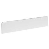 21 in. W Cultured Marble Vanity Sidesplash in White