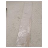 21 in. W Cultured Marble Vanity Sidesplash in White