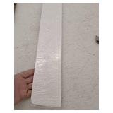 21 in. W Cultured Marble Vanity Sidesplash in White