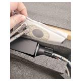 AKLFGN Waterfall Single Handle Single Hole Low-Arc Bathroom Faucet Bathroom Drip-Free Vanity Sink Faucet in Matte Black