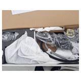 Nicoli Pull-Down Spout Single Handle Single Hole Bathroom Faucet Drain Kit Included in Matte Black