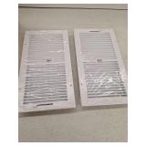 16 in. x 8 in. 2 Way Wall/Ceiling Register, 2 Pack