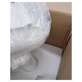 VEVOR 4-3.5 in. Radon Fan Installation Kit, Quiet 260 CFM Radon Mitigation Fan System Kit with 2-Couplers, Pressure Indicator