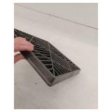 NDS 12 in. Square Catch Basin Drain Grate, Black Plastic