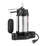 Vevor Submersible Sewage Pump 1HP 5770GPH Cast Iron Sewage Water Pump 34 ft. Lift 10 ft. Power Cord and Automatic Float Switch