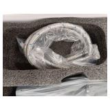 BWESingle Hole Single Handle Bathroom Vessel Sink Faucet With Pop Up Drain Without Overflow in Matte Black