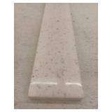 Home Decorators Collection 21.13 in. W x 0.75 in. D x 3.5 in. H Cultured Marble Vanity Side Splash in Starry Sky