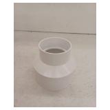 NDS PVC S&D Increaser/Reducer Coupling, 4 in. Hub X 6 in. Hub