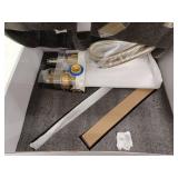 BWE Luxurious Single Handle 2-Spray 12 in. Wall Mount Square Shower Head with Hand Shower Faucet in Brushed Gold