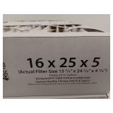 Nordic Pure 16 in. x 25 in. x 5 in. Honeywell/Lennox Replacement MERV 12 Air Filter, 2-Pack