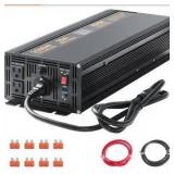 VEVOR 2500-Watt 3.4 HP Sump Pump Battery Backup System Power Sump Pump Battery Inverter for Emergency and Power Outage