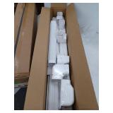 Mini Split Line Set Cover 3 in. W x 15.8 ft. L PVC Decorative Pipe Line Cover for Air Conditioner with 4 Straight Ducts