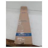 NDS Spee-D Channel Drain Grate, 4-7/16 in. wide X 2 ft. long, Decorative Botanical Design, Black Plastic