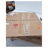 GLSLAND 30 in. W x 30 in. H Round Metal Framed Wall Bathroom Vanity Mirror Black