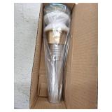 Eridanus Denbigh Crisp White Ceramic 21 in. Single Bowl Farmhouse Apron Kitchen Sink with Bottom Grid and Pop-up Drain