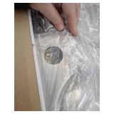 eModernDecor Topmount Drop In Stainless Steel 33 in. x 22 in. x 9 in. Deep 1 Faucet Hole Double Bowl 60/40 Kitchen Sink Combo