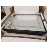 KeonJinn20 in. W x 26 in. H Rectangular Aluminum Alloy Framed Recessed/Surface Mount LED Medicine Cabinet with Mirror