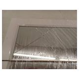 Glacier Bay 24-3/16 in. W x 24 in. H Framed Surface-Mount Tri-View Bathroom Medicine Cabinet with Mirror, White