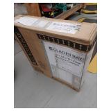 Glacier Bay 24-3/16 in. W x 24 in. H Framed Surface-Mount Tri-View Bathroom Medicine Cabinet with Mirror, White