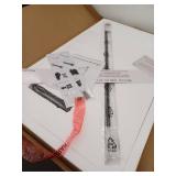 HOMEIBRO Farmhouse 40 in. W x 26 in. H Rectangle Framed Wall Bathroom Vanity Mirror Accent Mirror in Black