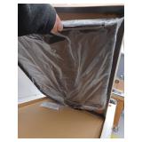 Banbury 24 in. W x 26 in. H Arch mirror Wall Bathroom Vanity Mirror in Brushed Nickel