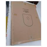 Banbury 24 in. W x 26 in. H Arch mirror Wall Bathroom Vanity Mirror in Brushed Nickel