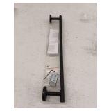 allen  roth Harlow 18-in Matte Black Wall mount Single Towel Bar