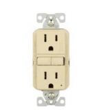 Eaton 15 -Amp 125-volt GFCI Residential Decorator Outlet, Ivory