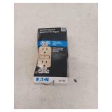 Eaton 15 -Amp 125-volt GFCI Residential Decorator Outlet, Ivory