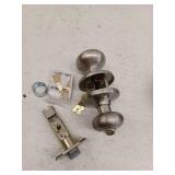 Kwikset SmartKey Security Satin Nickel Entry Knob KW1 2-3/4 in.