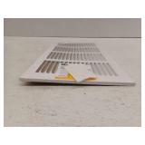 RELIABILT 16-in x 8-in Steel White Sidewall/Ceiling Grille