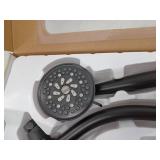 allen + roth Matte Black 5.98-in Shower Faucet Bar System with 2-way Diverter