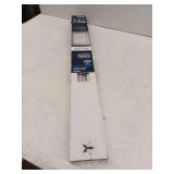 Project Source Light Filtering 1-in Slat Width 34-in x 64-in, Cordless, White