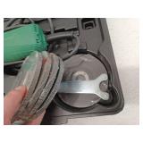 Metabo HPT 4-1/2-Inch Angle Grinder  Includes 5 Grinding Wheels & Hard Case  6.2-Amp Motor  Compact & Lightweight  G12SR4