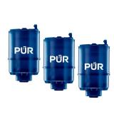 PUR PLUS 3pk Faucet Mount Water Replacement Filter RF99993 PUR Filtration, Reduces Odors, Filters Lead & Mercury