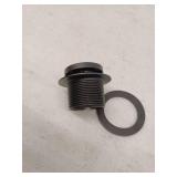 Dearborn Matte Black Touch Toe Trim Stopper Assembly