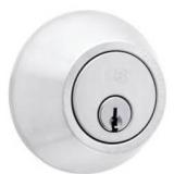 RELIABILT Traditional Stainless Steel Double Cylinder Deadbolt, (Incomplete)