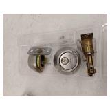 RELIABILT Traditional Stainless Steel Double Cylinder Deadbolt, (Incomplete)