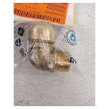 SharkBite 3/4 in. Push x 3/4 in. Dia. MPT Brass Elbow