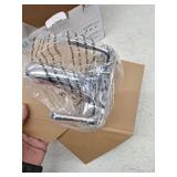 Project Source Polished Chrome 4-in centerset 2-handle WaterSense Low-arc Residential Handle Bathroom Sink Faucet