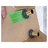 Project Source Polished Chrome 4-in centerset 2-handle WaterSense Low-arc Residential Handle Bathroom Sink Faucet