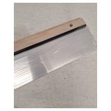 M-D Building Products 78600 5-5/8 in. x 1-1/8 in. x 36 in. Silver Adjustable Aluminum & Hardwood Threshold