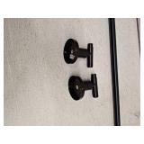 Glacier Bay Menlo 24 in. Towel Bar in Matte Black