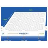 Nordic Pure 16 in. x 30 in. x 2 in. Allergen Pleated MERV 12 Air Filter (3-Pack)