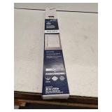 Project Source Room Darkening 1-in Slat Width 30-in x 64-in Cordless White Vinyl Room Darkening Mini-blind