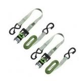 Secure Tite 1-in x 14-ft Ratchet Strap with Snap Hook 1800-lb Break Strength 2 -Pack