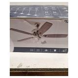 Harbor Breeze Notus 52" Brushed Nickel Ceiling Fan w/ Light Kit