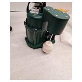 Zoeller 4003460 0.33 HP 42 GPH Cast Iron Vertical Float Switch AC Bottom Suction Submersible Sump Pump