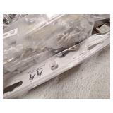 RELIABILT Baron Satin Nickel Exterior Single-Cylinder Deadbolt and Keyed Entry Door Knob, 2 Pack