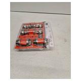 RELIABILT Baron Satin Nickel Exterior Single-Cylinder Deadbolt and Keyed Entry Door Knob, 2 Pack